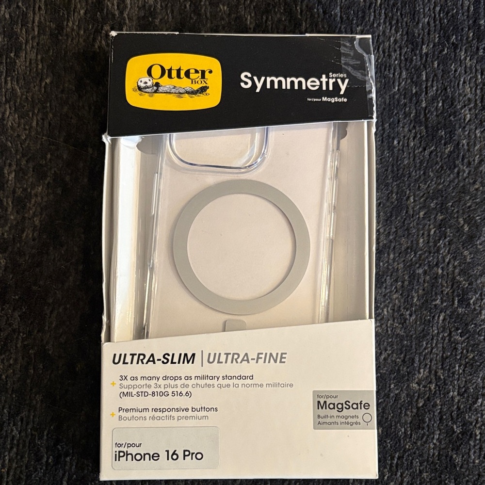 OtterBox Symmetry Clear Case for iPhone 16 Pro